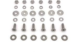 SCHRAUBEN-HUPE Simson Schwalbe KR51 Trittbrett Befestigung Edelstahl V2A Vollmetall