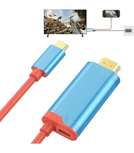 HDMI Screen Mirror TV Adapter Cable for IPhone X XS XR 11 12 Mini 13 14 Pro Max
