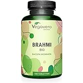 Brahmi BIO hochdosiert | 1.500 mg Bacopa monnieri Pulver | 2% Bacoside | Vegan & Laborgeprüft | Brahmi Pulver BIO aus Indien 