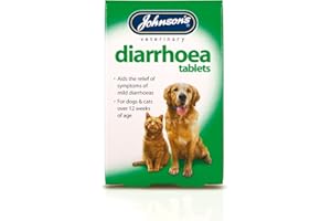 Johnsons Vet Diarrhoea Tablets, Pack of 12, clear