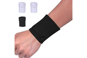 BEIIEB Lot de 4 sacs de sport avec fermeture éclair pour dragonnes, protège-poignets, clés, cartes bancaires, écouteurs, convient pour le fitness, la course, la marche