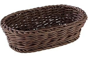 APS cesta, ovalada de polipropileno, Moca, 19 x 12 x 6 cm