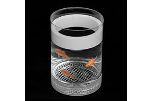 CIATBYYJ Acryl Aufzuchtbecken Aquarium,Jungfisch Aquarium Baby,Rund Ablaichkasten Zuchtbox,für Babyfische Shrimp Betta Kleiner Eingewöhnungskasten für Aggressive Fische Guppy Platy