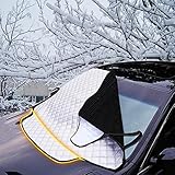Car Windscreen Snow Cover, FREESOO Windshield Frost Covers Anti Foil Ice Dust Sun Aluminum Shield Screen Protector in all Weather Small 183cm*116cm