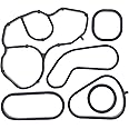 HouYeen Engine Oil Cooler Filter Housing Gasket Seal for Mi-ni R55 R56 R57 R58 R59 R60 R61 Cooper Peu-geot 207 208 308 508 3008 5008 Cit-roen C4 C5 DS3 DS4 DS5 1.6