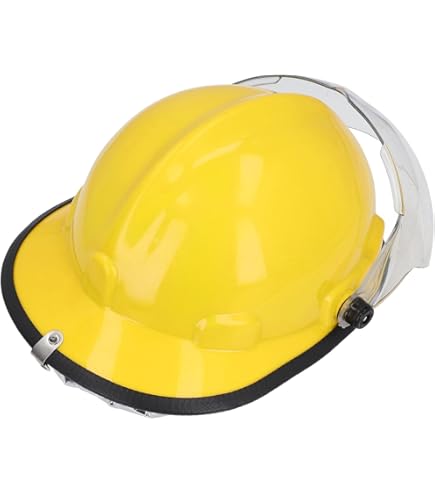 Elmetto Da Pompiere In Plastica Dura - Anticalore, Riflettente, Per Emergenze E Costruzioni - Foto 11