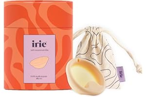 irie - Disco Menstrual Suave | Talla Única | Cómoda y Reutilizable | 100% Silicona grado Médico fabricada en Alemania | Con Bolsa | alternativo a Copa Menstrual | alta capacidad 42.0 ml