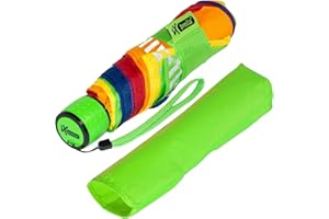 iX-brella Mini Kinderschirm Safety Reflex extra leicht - Regenbogen