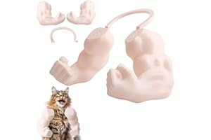 Audasi Funny Cat With Muscular Arms, Braccia Muscolare Creativa Del Gatto Braccio Di Gatto Stampato In 3D Con Muscolo Costume Divertente Per Animali Domestici Per Gattino Forniture Di Compleanno