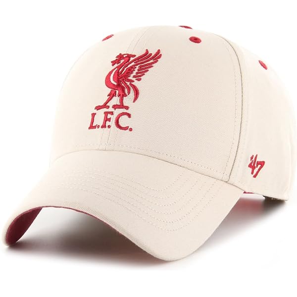 '47 Brand Liverpool FC Relaxed Fit Cap - Charcoal, Garment Washed Cotton, Officially Licensed - View #2
