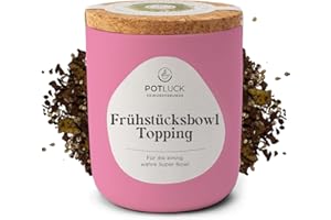 ‎POTLUCK GEWÜRZFREUNDE POTLUCK | Frühstücksbowl Topping | Würzmischung als Topping für Bowls, Joghurt & Porridge | 80g im Keramiktopf