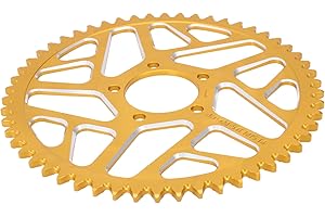 JFG RACING Motorrad-Ritzel, Sur-Ron Ritzel 54 Zähne Hinteres Ritzel für Sur-Ron S/X Segway X160/X260 Talaria Sting Electric Sur Ron Light Bee-Gold
