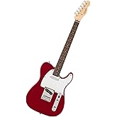 Fender Squier Debut Serisi Telecaster Elektro Gitar, Yeni Başlayanlar İ&ccedil;in Gitar, Dakota Kırmızısı