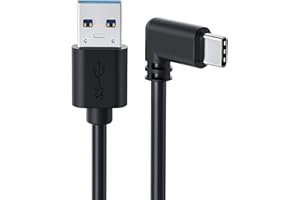 Ancable Link Charger Cable 3m Compatible with Oculus Quest 2, 90 Degree Fast Charging Cable for Virtual Reality Headset, Gaming PC