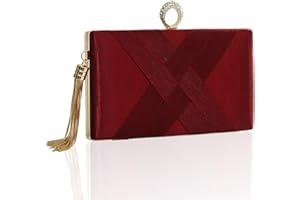 XINGSHUNFU Clutch Geldbörsen für Damen Quaste Abend Clutch Tasche Sparkly Diamond Crossbody Umhängetasche für Hochzeit Night Out Party