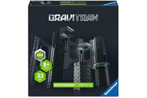 Ravensburger GravitraX PRO Extension Vertical - tillbehör till bollspårsystemet. Kan kombineras med alla Gravitrax produktlinjer, startpaket, förlängningar och element, byggleksaker från 8 år
