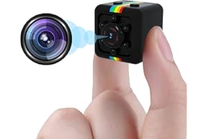 FiveSky Mini Spy Camera 1080P HD Hidden Camera - Portable Small HD Nanny Cam with Night Vision and Motion Detection - Built-in Battery - Covert Security Camera for Home/Office/Indoor/Outdoor