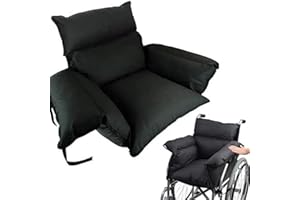 OrtoPrime Protecteur Coussin Anti-escarres pour Fauteuil Roulant + Coussin Anti Escarres pour Fauteuil - Prévient Les Ulcères de Pression et Augmente Le Confort - Coussin Coccyx de Siège Orthopédique