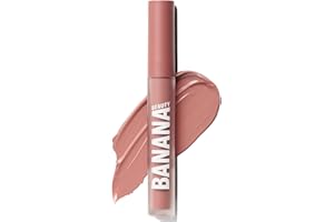 ‎BANANA BEAUTY Banana Beauty Semi Matte XOXO Liquid Lipstick mit 10h Halt – Lippenstift für volle Lippen – Schutz vor Austrocknen & intensives Volumen – Lippenstift Matt mit altrosa Unterton