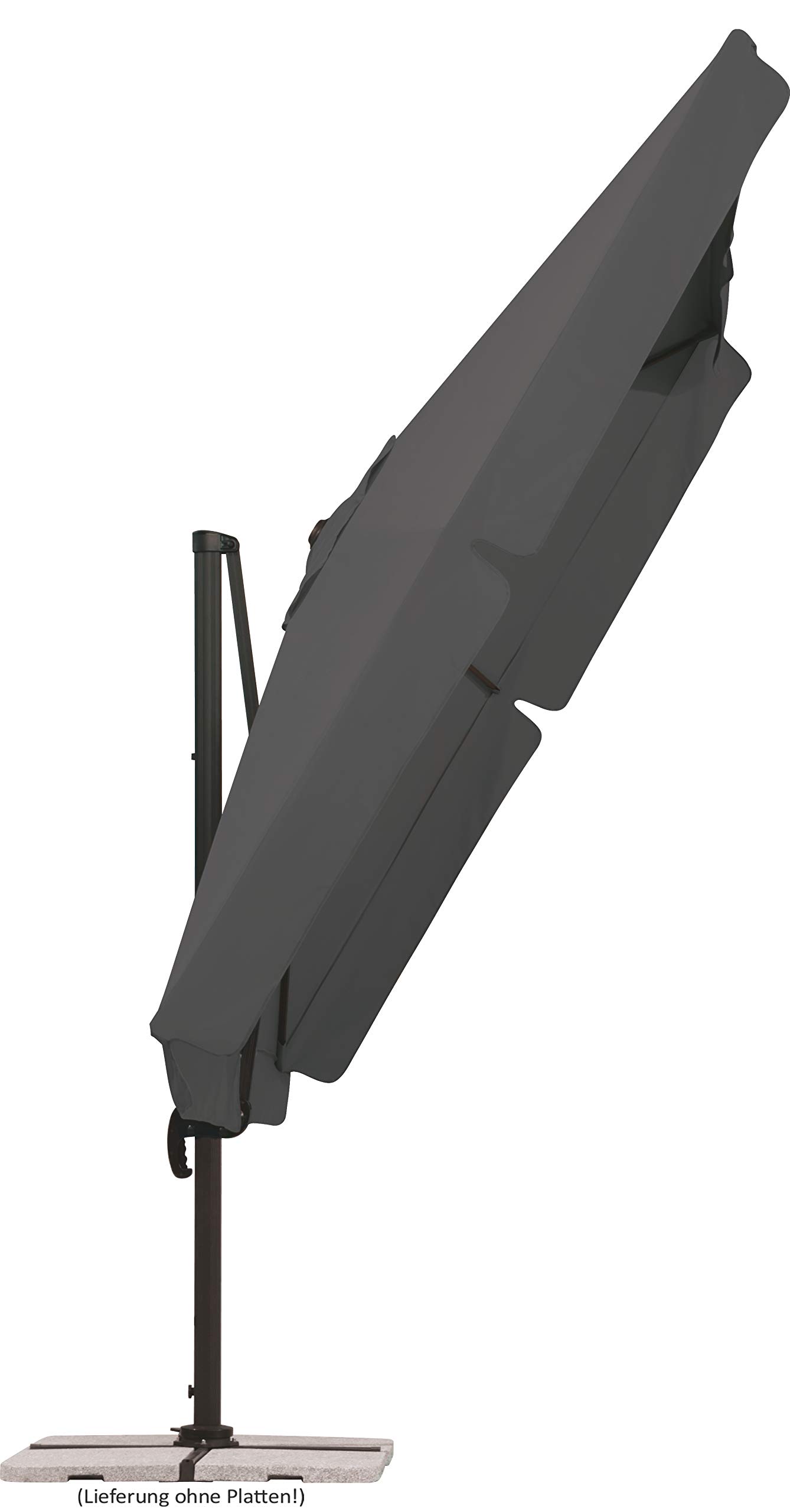 Schneider Sonnenschirm, Anthrazit, 356 x 300 x 273 cm – Bild 4