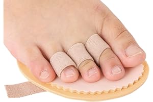 2 par de Correctores de Dedos En Martillo NICENEEDED, Espaciador de Alineación de Punta de Garra de 3 orificio, Separadores de Dedos de los Pies Férula Separadores de Dedos de Mazo para Mujeres Y