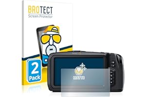 BROTECT Entspiegelungs-Schutzfolie für Blackmagic Pocket Cinema Camera 6K (2 Stück) Matte Displayschutz-Folie, Anti-Reflex, Anti-Fingerprint