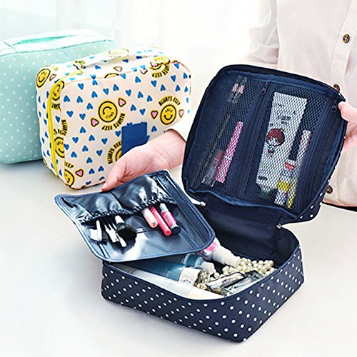 Yiuswoy Damen Tragbare Speicher Wasserdicht Reisen Kosmetiktasche und Kulturbeutel Kulturtasche - 4