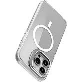Minesk iPhone 16 Pro i&ccedil;in Magsafe ile Uyumlu Luxo Serisi Y&uuml;ksek Kalite Kılıf Ultra Şeffaf G&ouml;r&uuml;n&uuml;m Ve Standlı Ergonomik Tasarı