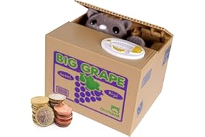 Auped Money Box Moneda Hucha Electrónica Automática Gato Blanco Savings Bank Regalo significativo para niños