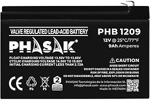 Batería para SAI Phasak PHB 1209 12 V