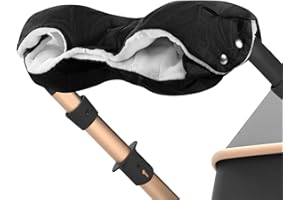CNMTCCO Handwärmer Kinderwagen,Winddichte Kinderwagen Handwärmer mit Warm Fleece-Design,Winddichte Kinderwagenhandschuhe in Universalgröße,Handwärmer Kinderwagen für Kinderwagen,Buggys,Fahrradanhänger