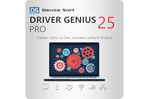 DRIVER-SOFT Driver Genius 25 Pro - Automatische Treiber-Updates & Systemübertragung für Windows PCs | Pro | 3 Gerät | 1 Benutzer | 1 Jahr | PC Aktivierungscode per Email