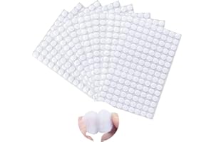 OMBRISA Tondini Adesivi Tondo 10 mm, Punti Autoadesivi 540 pezzi, Gancio e Anello Punti Autoadesivi, Nastri Adesivi Rotondi Biadesivi Puntini, Biadesivo per Decorazioni da Parete, Foto, DIY, Arti Mestieri