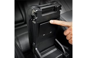 CarQiWireless Center Console Hidden storage box for Honda Civic 2016-2021, Center Console Organizer for Honda Civic Hatchback Si Coupe Type R Accessories 2021 2020 2019 2018 2017 2016