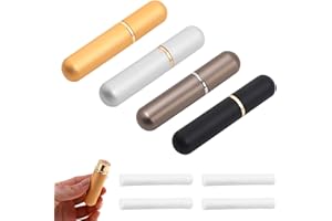 WZWZO Inhalateur Huiles Essentielles, 4 Pièces Stick Inhalateur pour Huiles Essentielles, Plastique Stick Inhalateur, Réutilisable Inhalateur Nasal, Avec 4 Mèches Pour L'Aromathérapie(4 Couleurs)