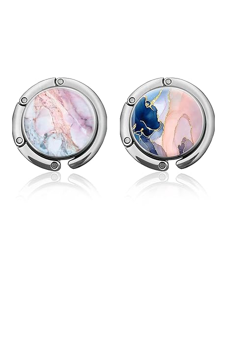 Supporto Borsa Da Tavolo Pieghevole - Design Marmo Antiscivolo - Foto 10