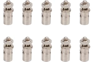 Watris Veiyi 10 stycken tryckstångskontakt, 1,3 mm tryckknappsanslutning