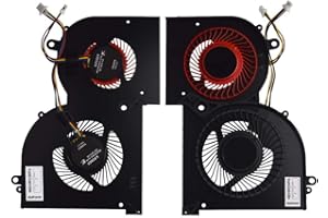KINPOWER Ventilateur de GPU Fan 4Pin Compatible Avec MSI GS65 GS75 Series
