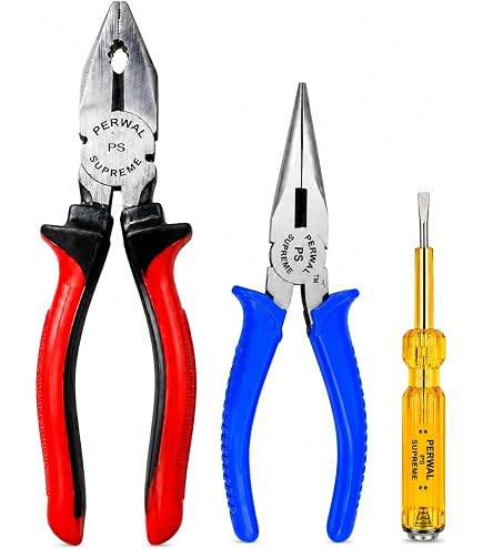 Yato YT-6602 Combination Pliers 8inch 200mm|HRC 55-62|TPR/PVC 3