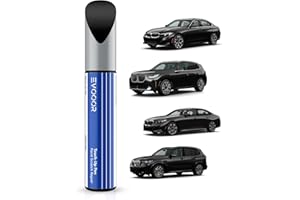 EVOOOR (668) Fluid (Jet) Pintura de retoque negra para BMW, Reparación de arañazos en el coche, Solución rápida y fácil de reparar