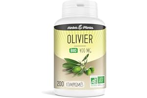 Herbes Et Plantes Olivier Bio 200 Comprimés 400 mg
