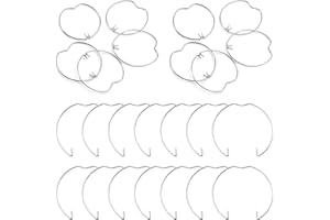 URHRHU Haltefeder-Ringe 24 Stück Einbaustrahler Federring MR11 LED-Haltering Haltefeder Ringe Federring Lampenhalter für LED Spot Light Einbauleuchten Halogenlampe