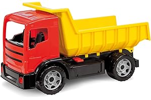 Lena 2060 - Camion 63 x 35 x 27 cm, rosso/giallo
