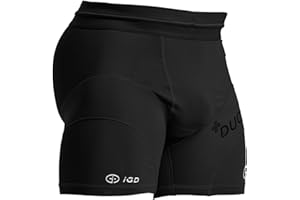 iGD - Men’s Compression Shorts with Muscle Recovery Technology and Joint Support for Running, Cycling, Triathlon, and More, Unrivalled Comfort, Moisture Wicking