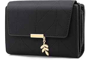 GOUNNU Geldbörse Damen PU Leder Damen Portemonnaie RFID Schutz Frauen Geldbeutel Viele Fächer Damen Brieftasche Im Kurzformat mit 14 Kartenfäche und Münzfach Geldtasche Frauen