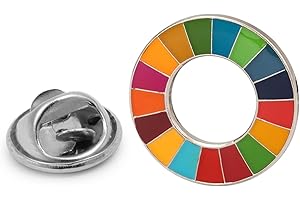 Gemelolandia | Épinglette Agenda 2030 Objectifs de Développement Durable des Nations Unies ODD 25mm | Pin's Cadeaux Originaux