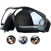 Occhiali Protettivi Per Cani JIAMIAN - Anti UV, Impermeabili, Cinturino Regolabile - Foto 6