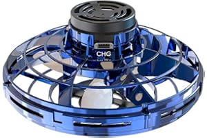 GoolRC Flynova - UFO, giroscopio da volo - Giocattolo di decompressione per adulti e bambini, nero