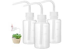 Beavorty 3 Pcs Wash Bottle Safety Wash Bottle Watering Tools Plastic Squeeze Bottles Watering Tools for Succulent Plants Experiment Tattoo Supplies