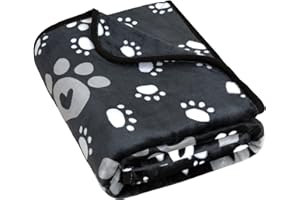 Awaytail Dog Blankets Washable Soft and Comfortable Flannel Cat Blanket, Easy To Wash and Fast Drying Pet Blankets Suitable for Cat,Puppy Blankets,and Other Pets,50"x60"